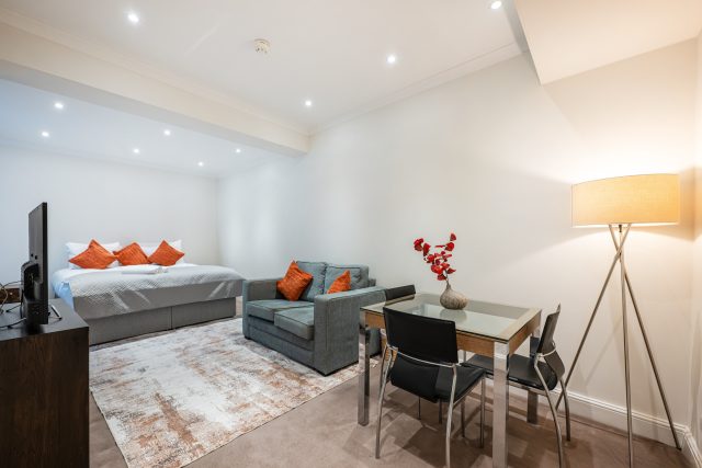 Manson Place studio Flat 2
